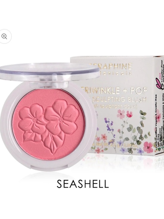 Seraphine Other - Seraphine Botanicals Seashell Periwinkle + Pop - Sculpting Blush 2.5g BRAND NEW